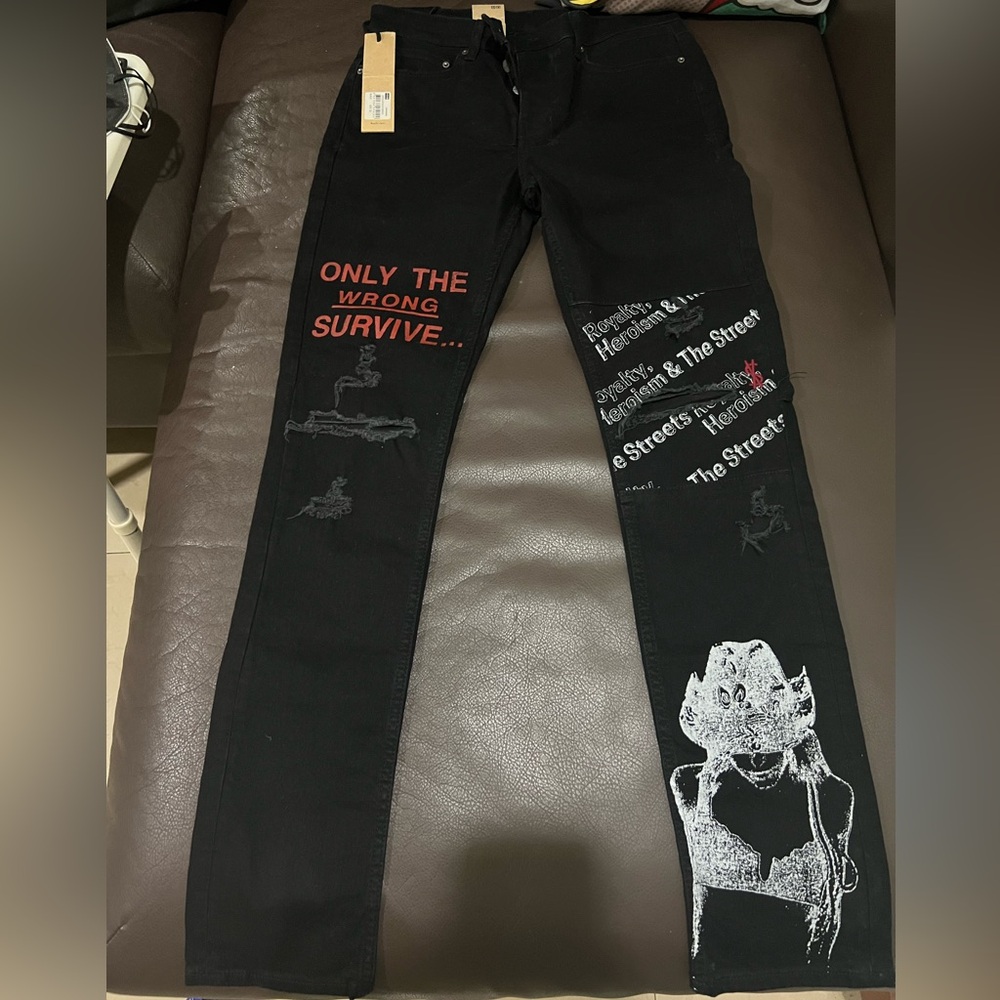 Ksubi Black Graphic Men's Jeans